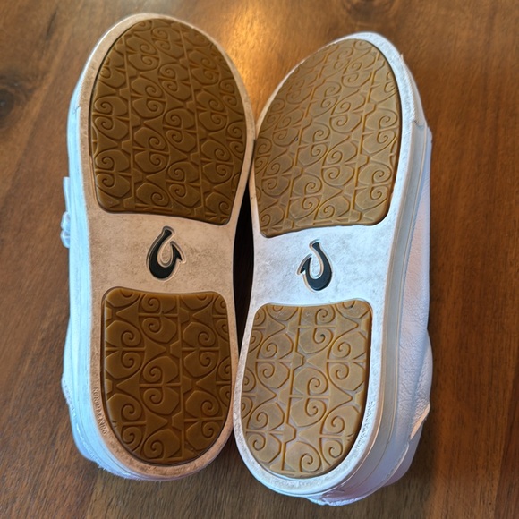 Olukai White Leather tennis Shore - Picture 3 of 7